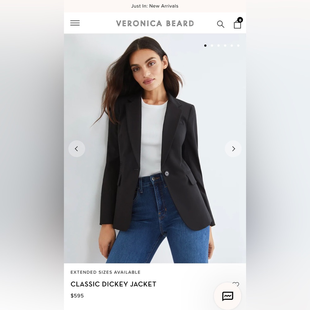VERONICA BEARD CLASSIC DICKEY JACKET